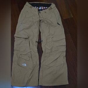 The North Face cryptic women medium khaki Snow Ski pants